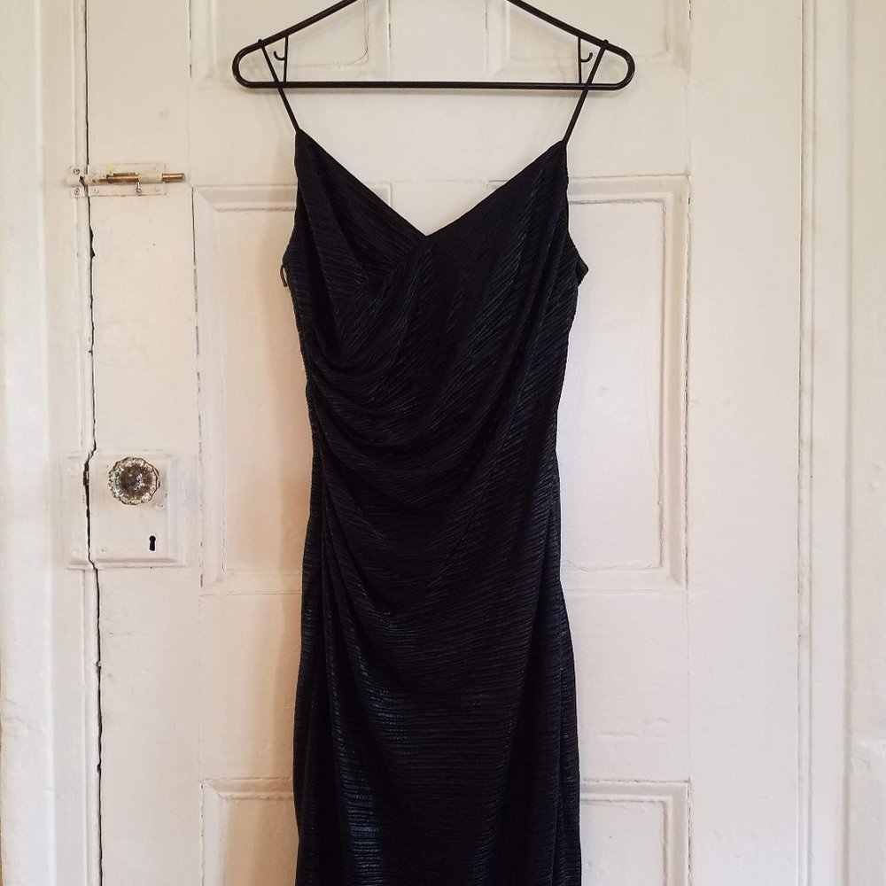 Aidan Mattox Stretch Floor-Length Gown